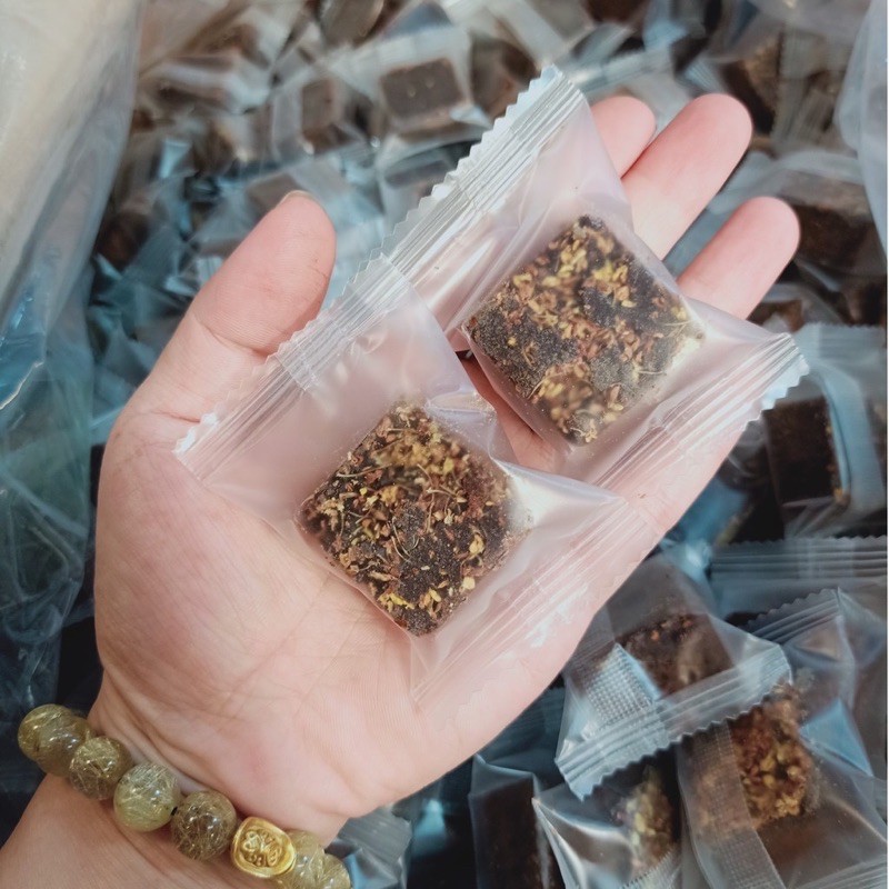 Trà hoa cúc - trà viên hoa cúc đường phèn mật ong - đường đen