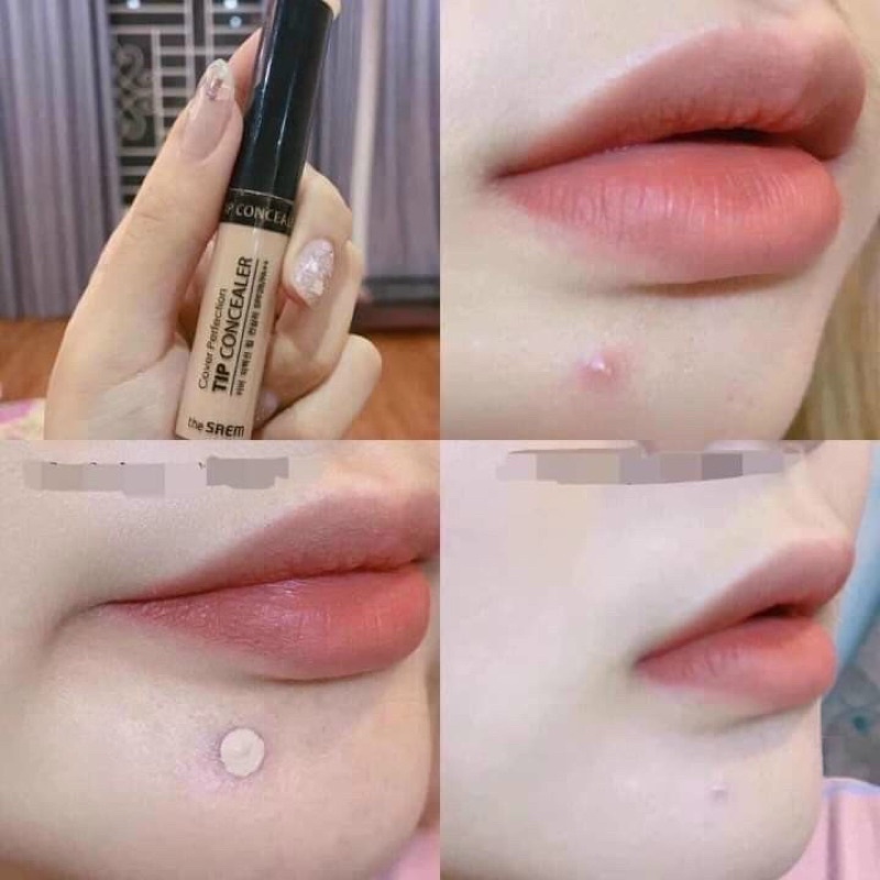 Kem Che Khuyết Điểm The Saem Cover Perfection Tip Concealer | BigBuy360 - bigbuy360.vn