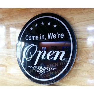 Biển treo 2 mặt Open - Close