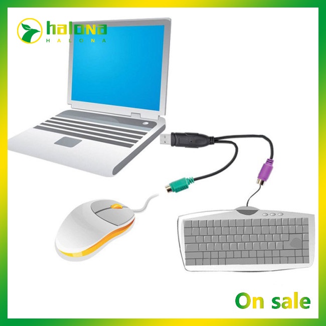 Dây Cáp Chuyển Đổi USB Sang PS2 Cho Máy Quét Bàn Phím Và Máy Quét Bàn Phím