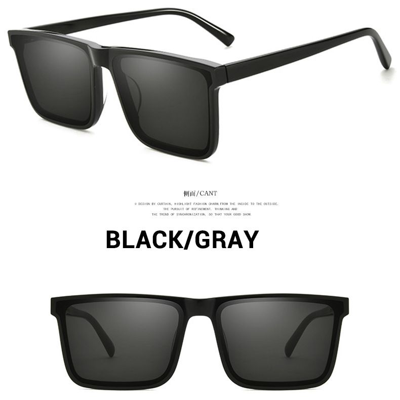 Kính Mát Gọng Vuông Thời Trang Hàn Quốc Cho Nam