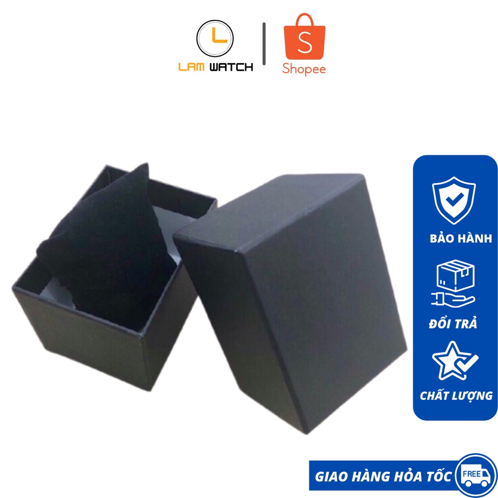 Hộp đồng hồ vuông cứng cáp, nắp rời, y hình dùng cho tất cả đồng hồ nam nữ