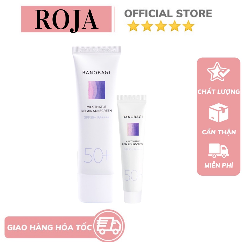 [Tặng kèm mini]KEM CHỐNG NẮNG BANOBAGI MILK THISTLE REPAIR SUNSCREEN-RoJaOfficilStore