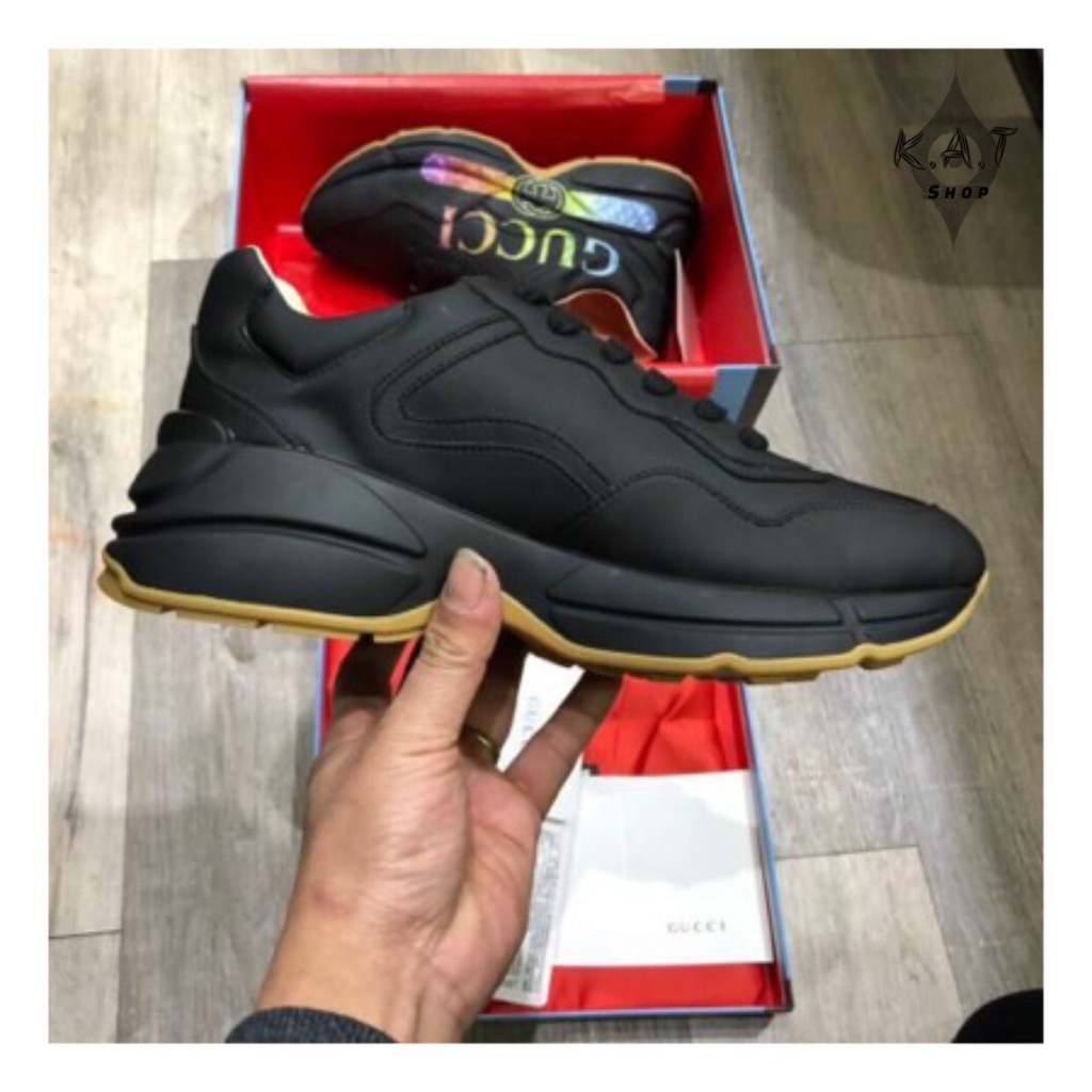 Giày Thể Thao/ Sneaker Nam Nữ 𝐆𝐮𝐜𝐜𝐢 Đen Chữ 7 Màu