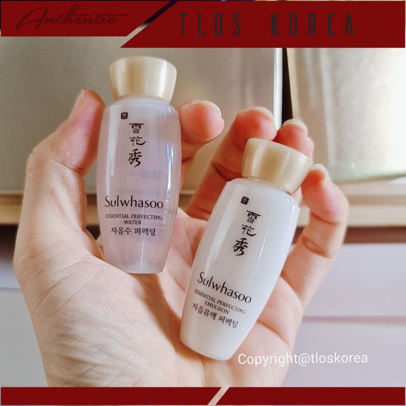 [2023] Sulwhasoo Nước hoa hồng/Sữa dưỡng Săn cơ cấp ẩm essential perfecting 15ml