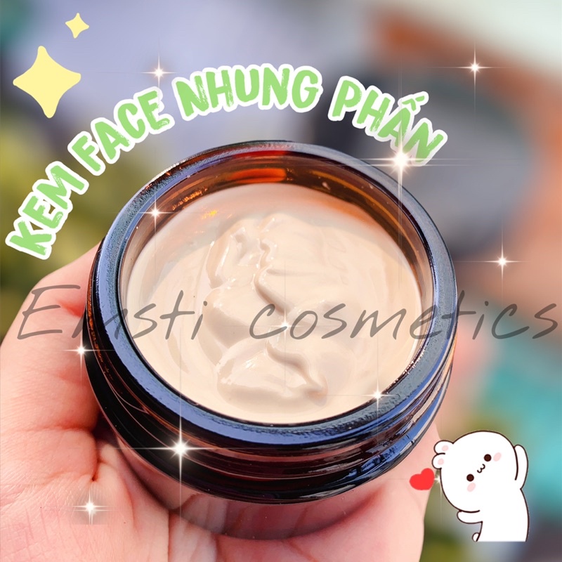 KEM FACE NHUNG PHẤN CAO CẤP  - Dưỡng trắng da và makeup