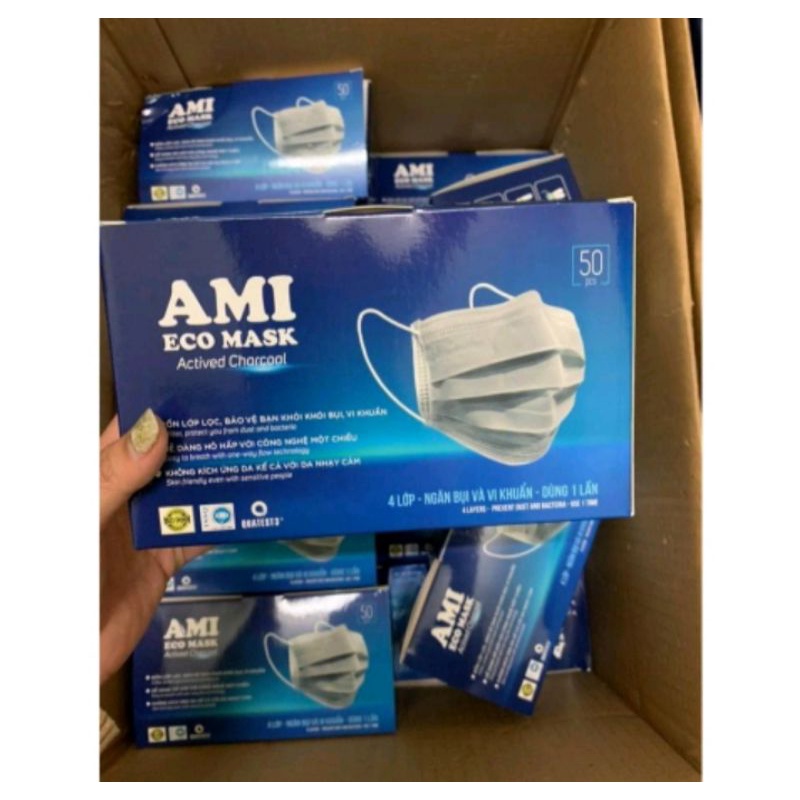 💥khẩu trang y tế  kháng khuẩn AMI (hộp 50 cái)