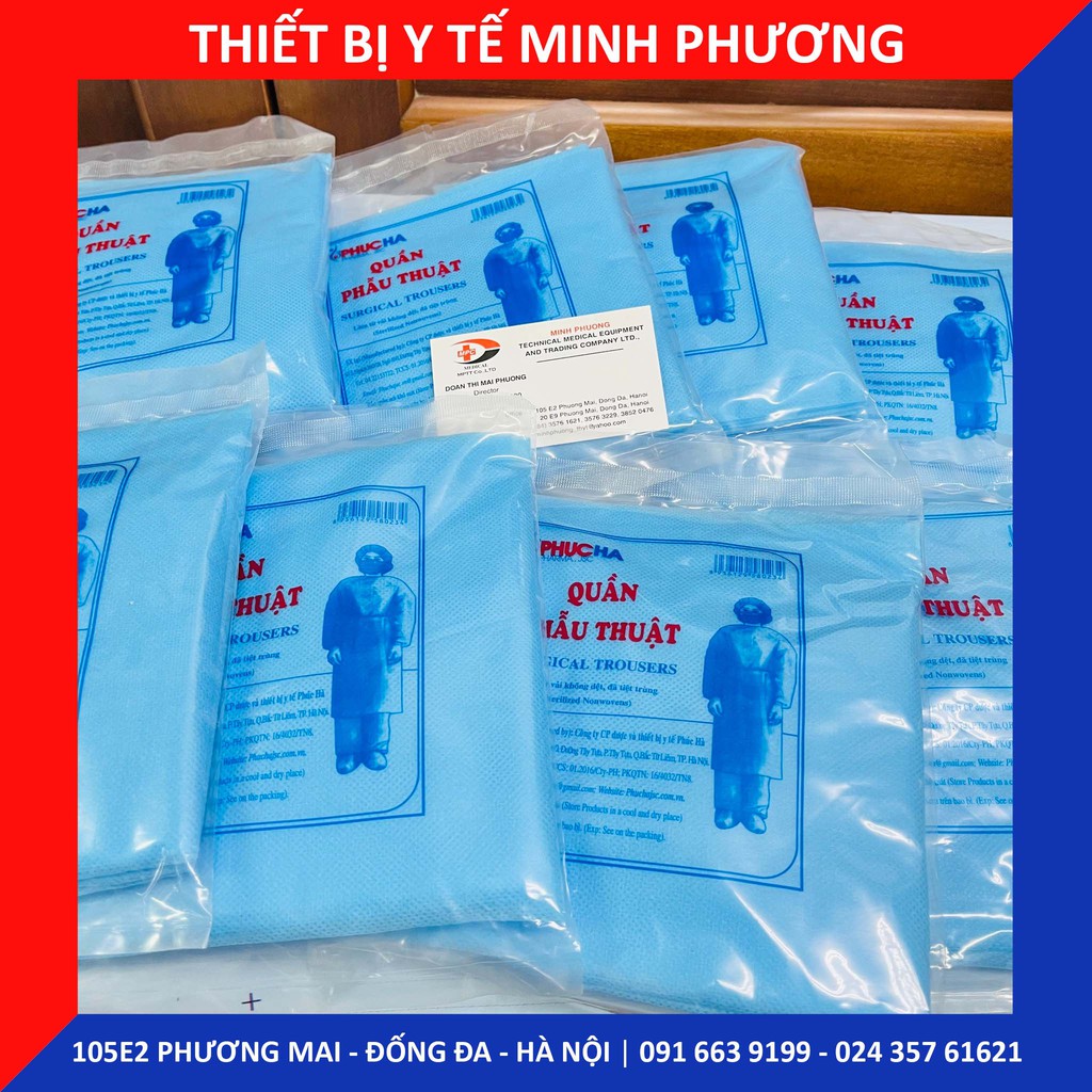 Quần phẫu thuật giấy Phúc Hà sử dụng một lần