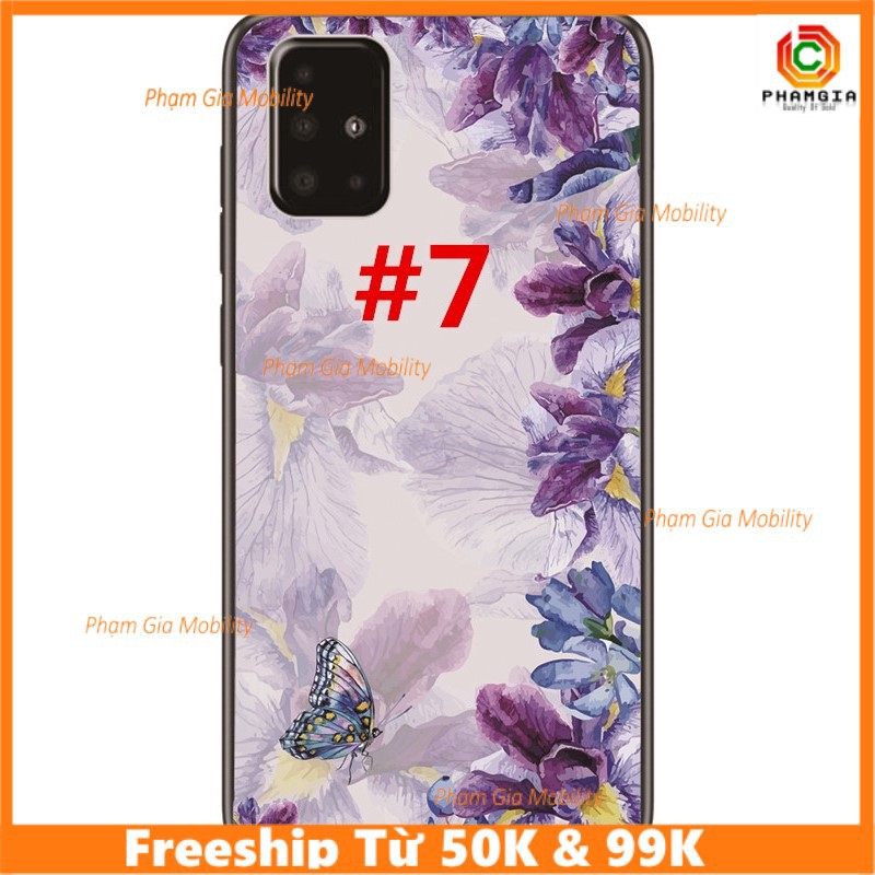 Ốp lưng hoa lá đẹp cho Samsung Galaxy A51