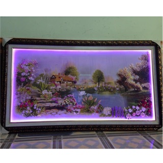 Tranh thêu ruy băng 150x80cm