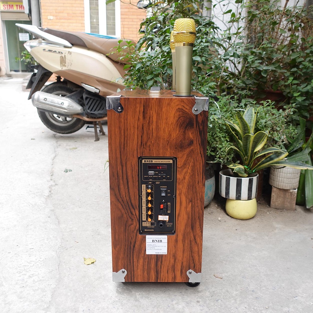 Loa Kéo Xách Tay Karaoke BNIB M10 Bass 25cm | Nhạc Bass Cực Căng, Hát Karaoke Rõ Tiếng, Âm Hay | Bảo hành 12th