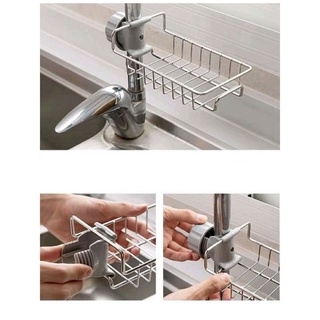 Khay inox gắn vòi rửa chén