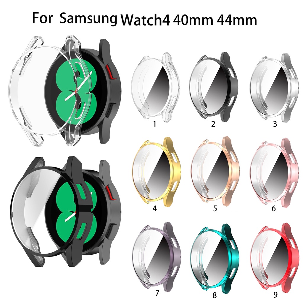 Ốp Tpu Mạ Điện Bảo Vệ Cho Đồng Hồ Thông Minh Samsung Galaxy Watch 4 40mm 44mm