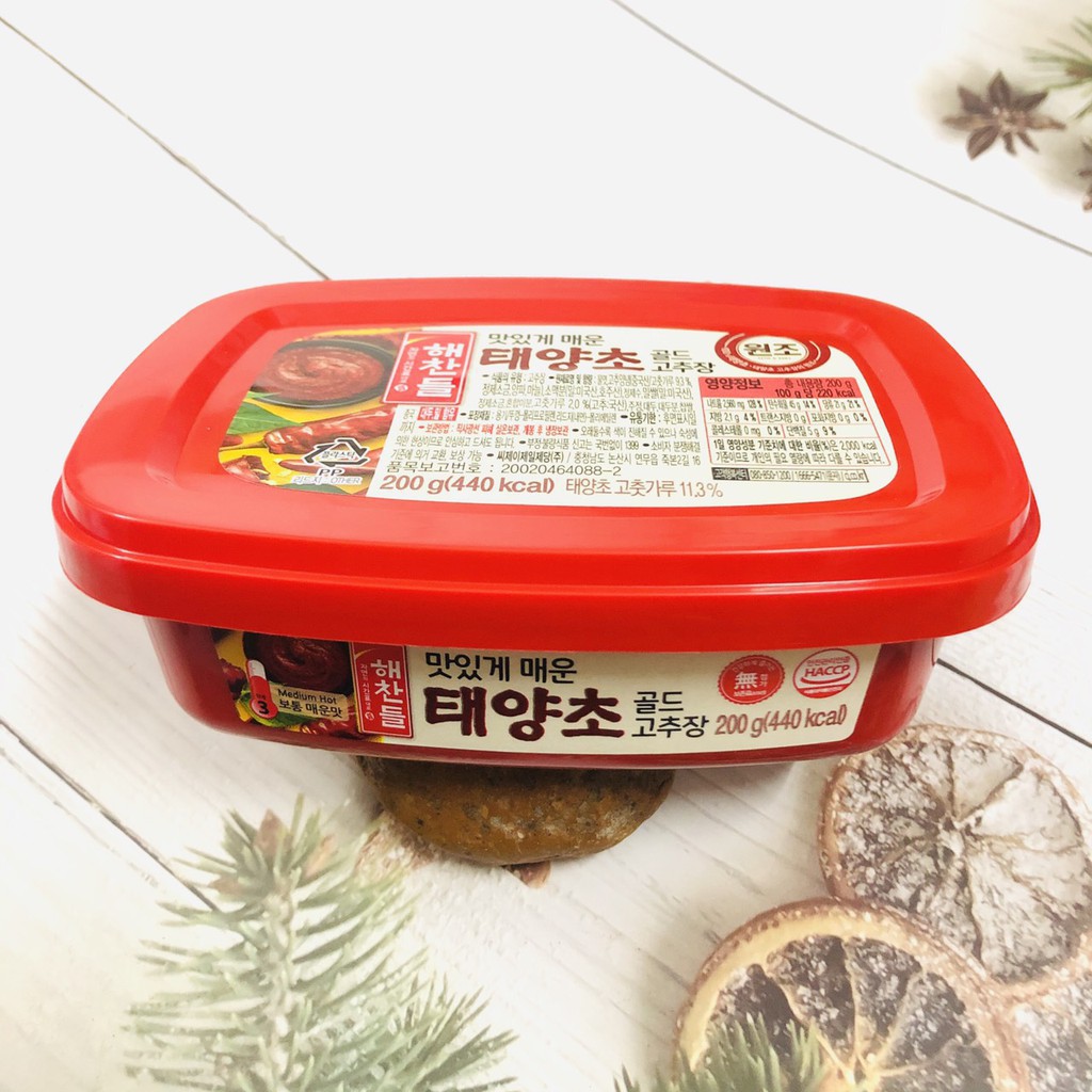 Tương ớt Hàn Quốc nấu bánh gạo Gochujang hộp 200G