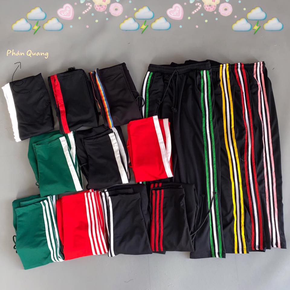 UNISEX- LINE PANTS - QUẦN SỌC UNISEX - QUẦN SỌC NAM NỮ - QUẦN ULZZANG - QUẦN PHẢN QUANG