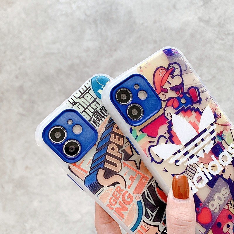 Ốp mario viền vuông có bảo vệ camera