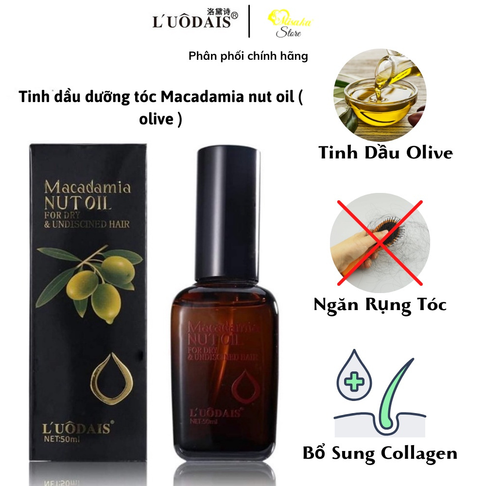 Tinh dầu dưỡng tóc Macadamia nut oil ( olive ) - 50ml