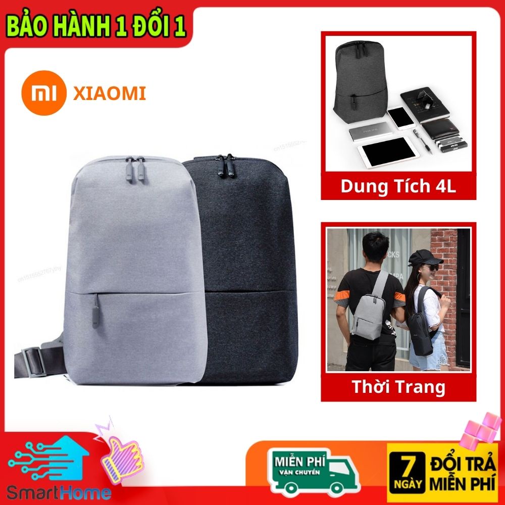 Túi đeo chéo Xiaomi Urban Leisure ( ĐEN &amp; XÁM )