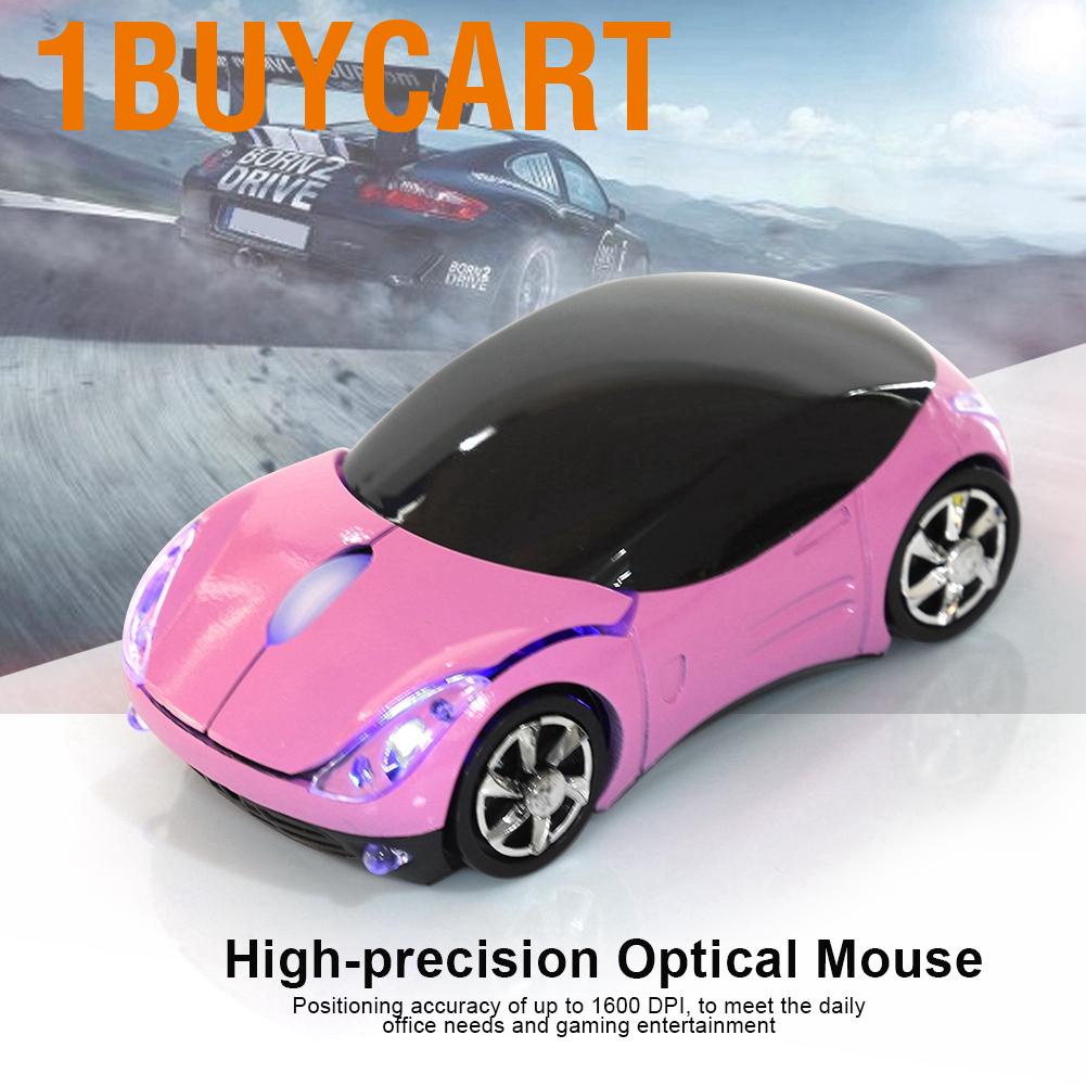1buycart 2.4GHz Wireless Mouse USB Optical 1600DPI Mice for Tablet Laptop Computer PC MBS