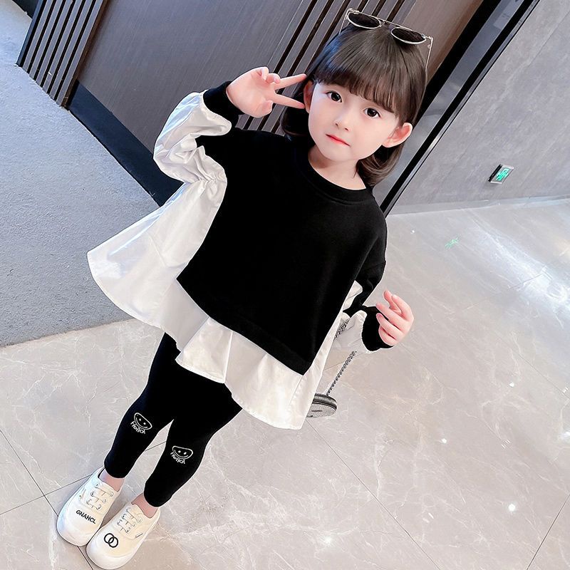 Bộ Đồ Thời Trang Mùa Thu 2022 Phong Cách Hàn Quốc Mới Cho Bé Gái