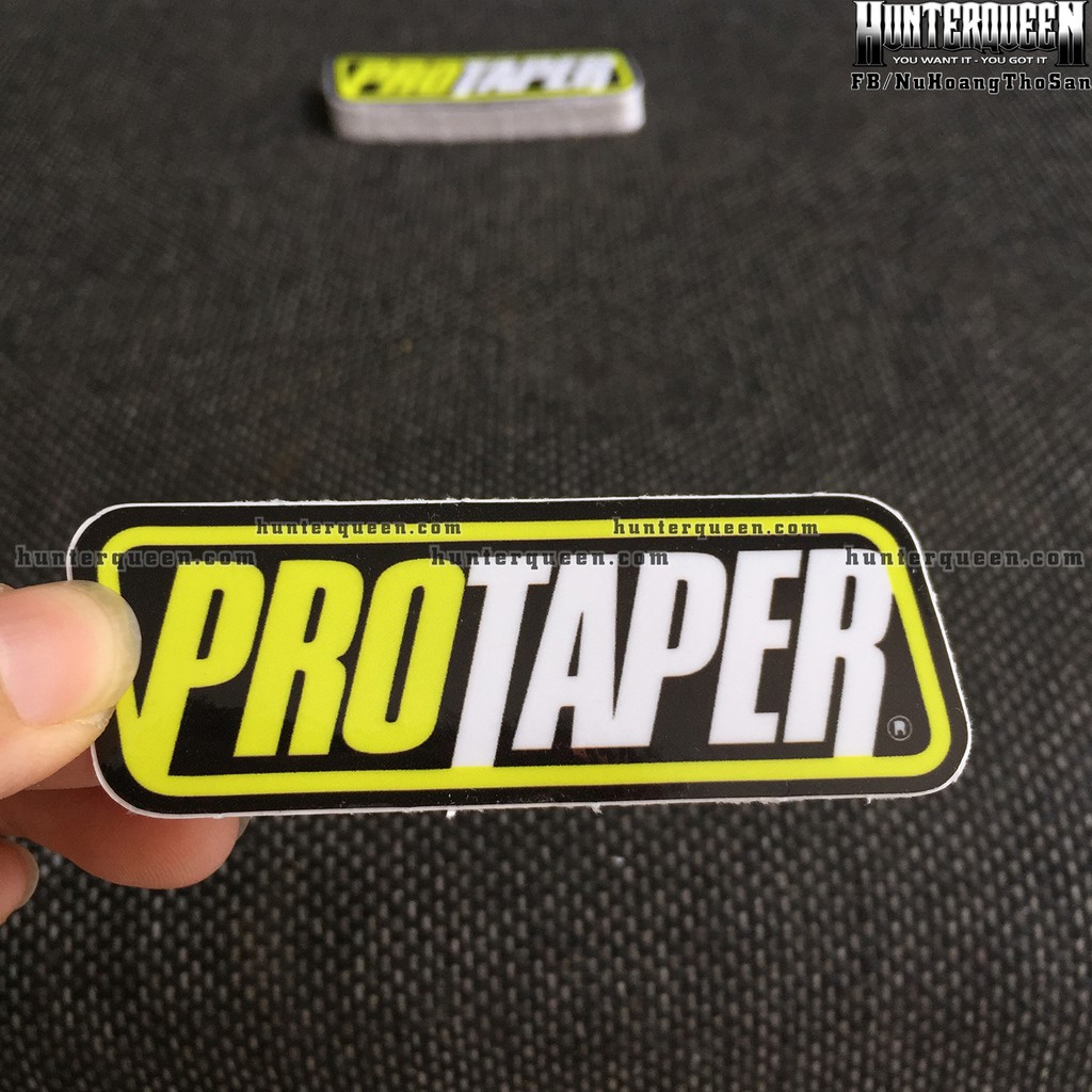 PROTAPER[7.8x2.8cm] decal cao cấp chống nước, sắc nét, bền màu, dính chặt. Hình dán logo trang trí mọi nơi