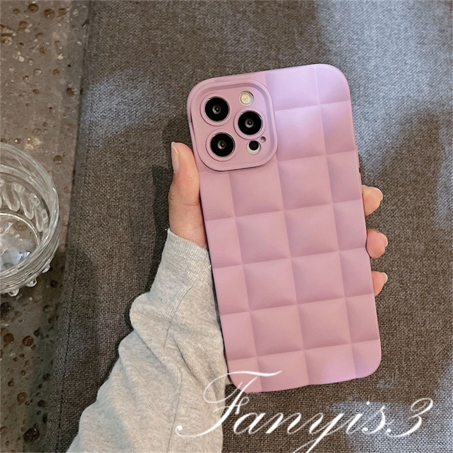 Ốp Điện Thoại Dẻo Trong Suốt Họa Tiết Kẻ Sọc Đơn Giản Chống Rơi Cho iPhone 14 13 12 11 Pro Max X XR Xs Max 8 7 6 6s Plus SE 2020