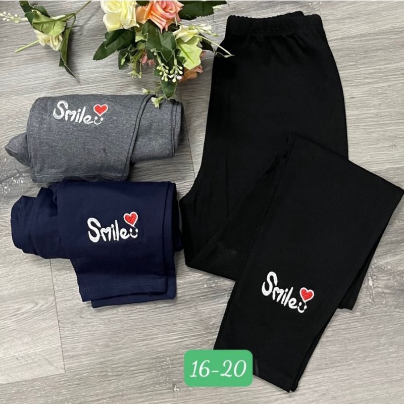 (30-45kg) Quần dài Legging bé gái size đại cồ chất cotton co dãn mịn đẹp