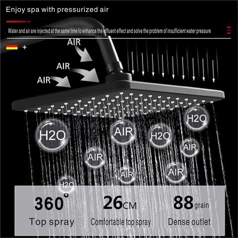 Vòi hoa sen bằng đồng phong cách Bắc Âu cho nhà tắm