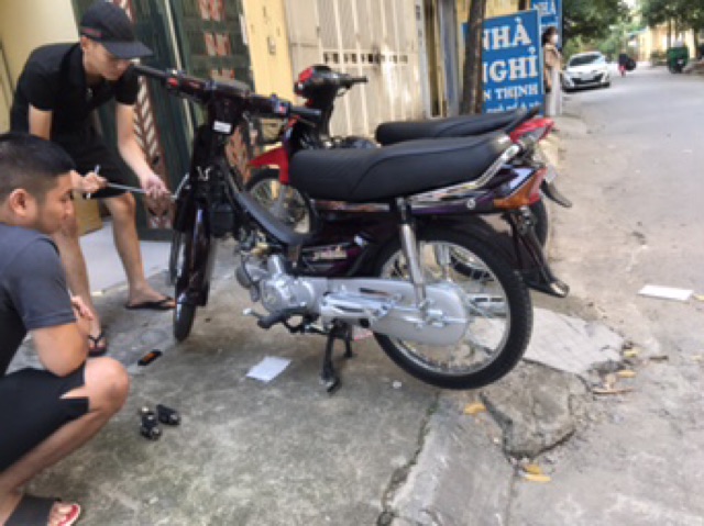 Bộ tay dắt sau super dream .