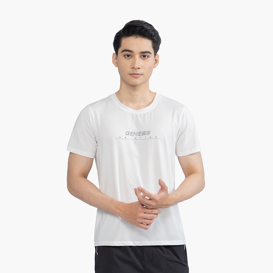 Áo thun nam ARISTINO dáng suông nhẹ, màu sắc trẻ trung dễ phối trang phục, chất liệu mỏng nhẹ, thoải mái - ATS040S2