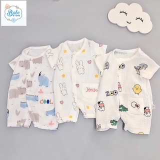 Bộ body vải xô muslin
