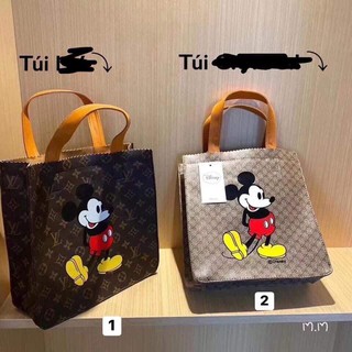 (sẵn ) Túi xách in hình chuột mickey