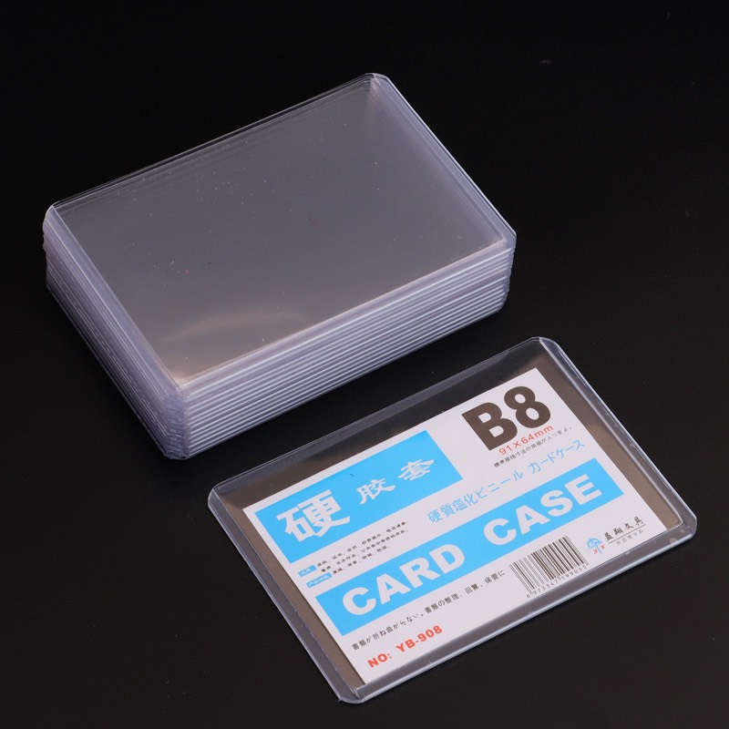 Toploader đựng card tấm thẻ nhét ảnh kích thước A7 có màn seal bảo vệ chống xước