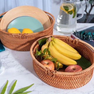 (Kho sỉ)Giỏ mây đựng đồ,giỏ picnic, giỏ đựng đồ đa năng, decor trang trí
