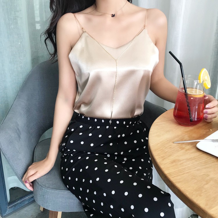 ÁO LỤA HAI DÂY ULZZANG - EMILYSHOP | BigBuy360 - bigbuy360.vn
