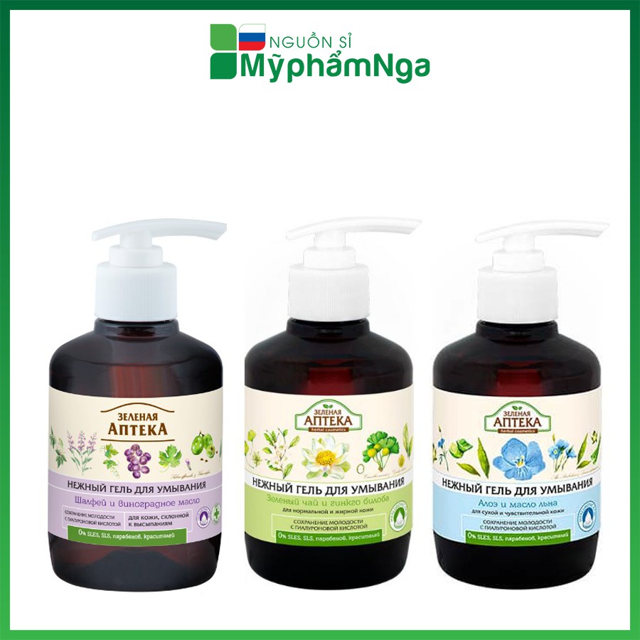 Gel rửa mặt Anteka Green Pharmacy