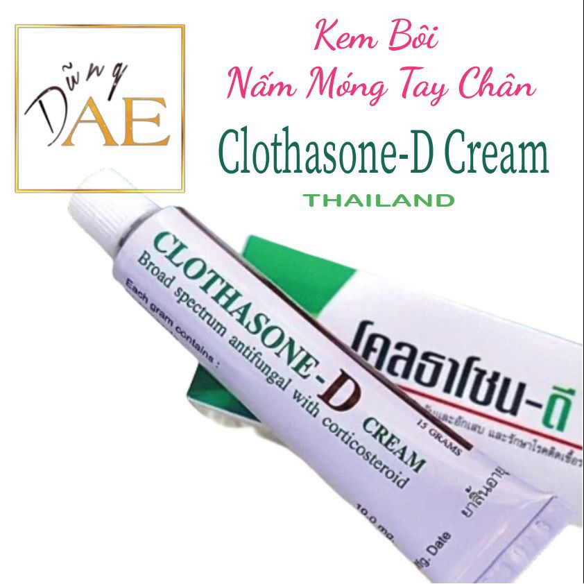 Kem Bôi Nấm Móng Tay Chân CLOTHASONE D CREAM Thái Lan 15G