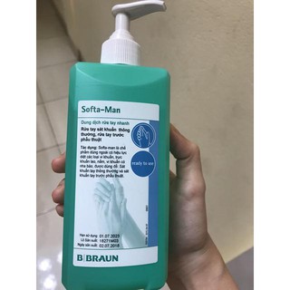 Nước sát khuẩn tay nhanh softa-man 500ml