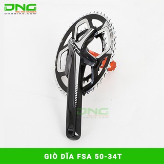 Giò dĩa xe đạp FSA 50-34T kèm BB86