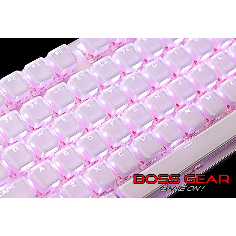 Bộ keycap Crystal Double Shot Phẳng ( 104 phímBộ Nút Phím Cho Bàn Phím Cơ )