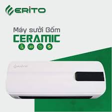 [Có bảo hành] [Siêu Sale] Máy sưởi gốm Erito HCB12RM - Hàng chính hãng