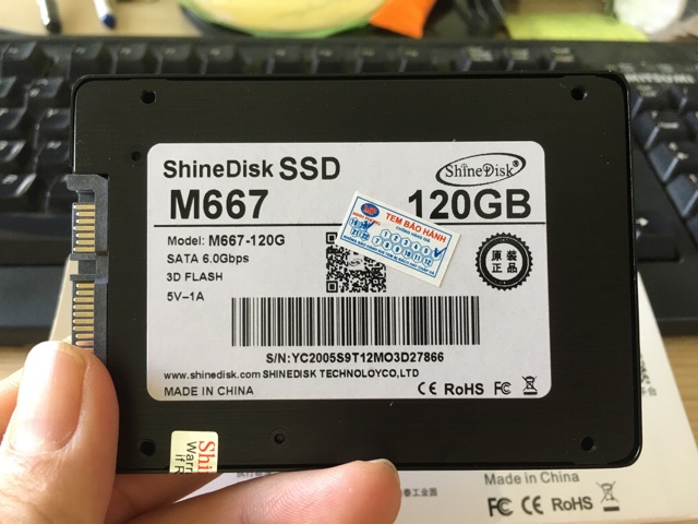 Ổ cứng SSD ShineDisk, Indilinx 120GB, 240GB SATA 3 - Khuyến mại cáp SATA3, Cài win miễn phí, BH 1 đổi 1 trong 36 tháng | BigBuy360 - bigbuy360.vn