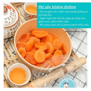 MƠ KHÔ KHÔNG HẠT 50G (KHOẢNG 3-4 QUẢ)