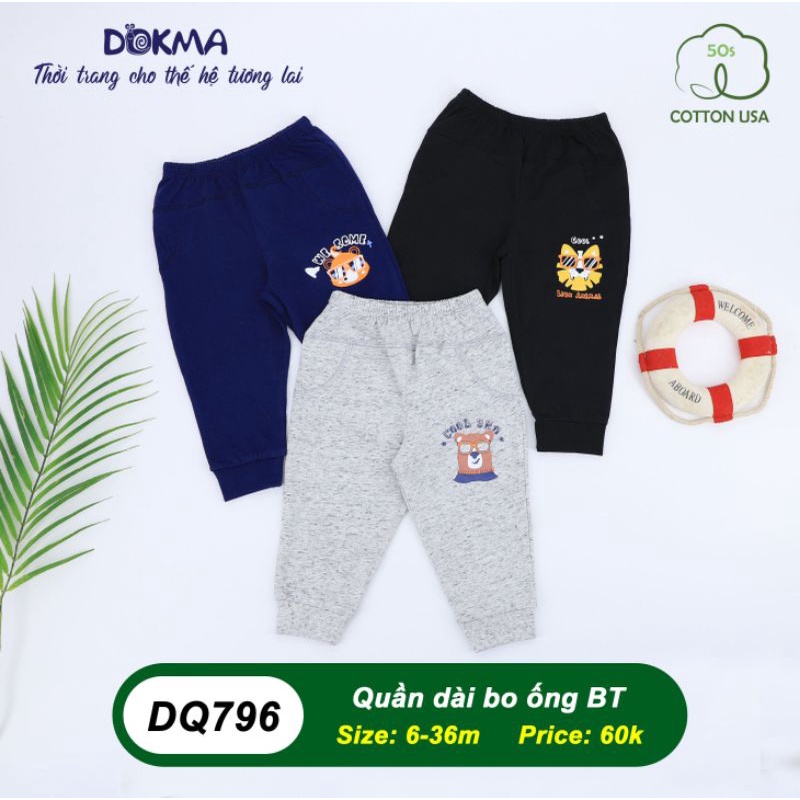 [Dokma] Quần dài bo gấu DQ796