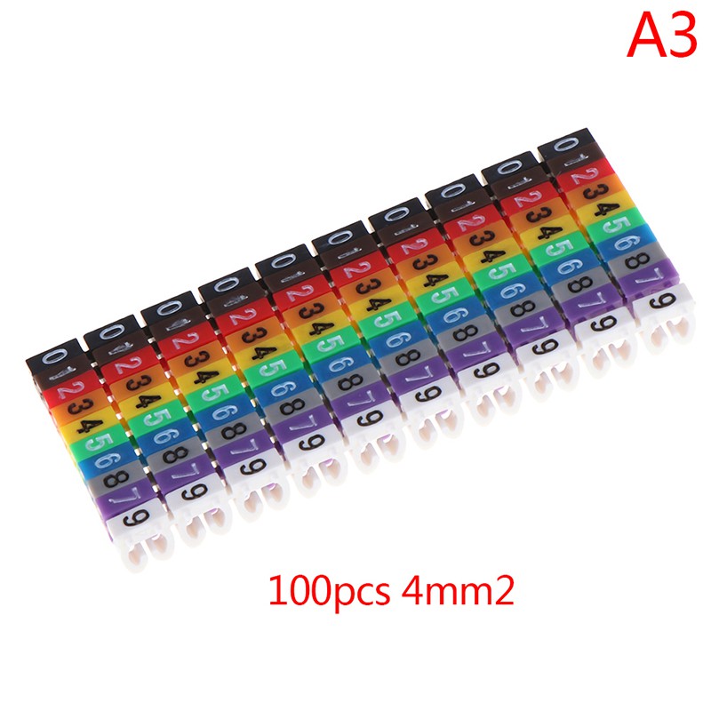 Set 11 Phụ Kiện Đánh Dấu Số / Dây Cáp 1.5 / 2.5 / 4 /