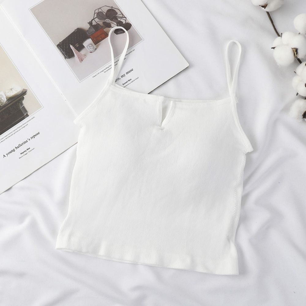 Áo hai dây màu trơn thời trang gợi cảm cho nữ