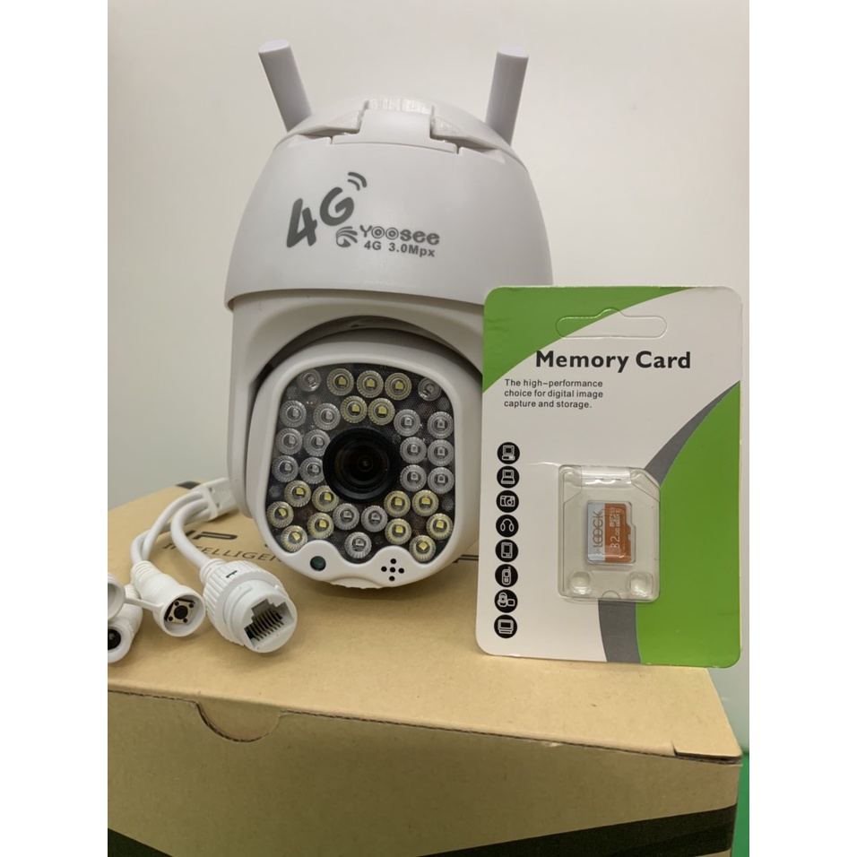 Camera ip wifi yoosee ngoài trời 4G - Hỗ trợ cổng LAN - Quay đêm có màu