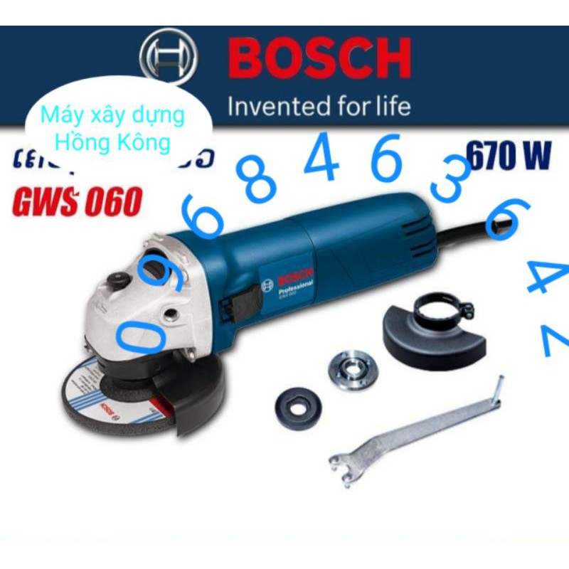 Máy mài góc Bosch GWS 060 chính hãng chất lượng từ Germany