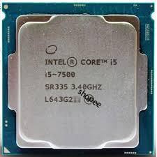 CPU intel I5 - 7500+7400 Tray không box+tản