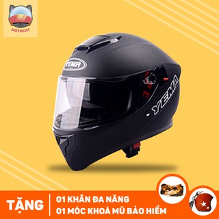 Nón bảo hiểm Fullface Yema Đen nhám